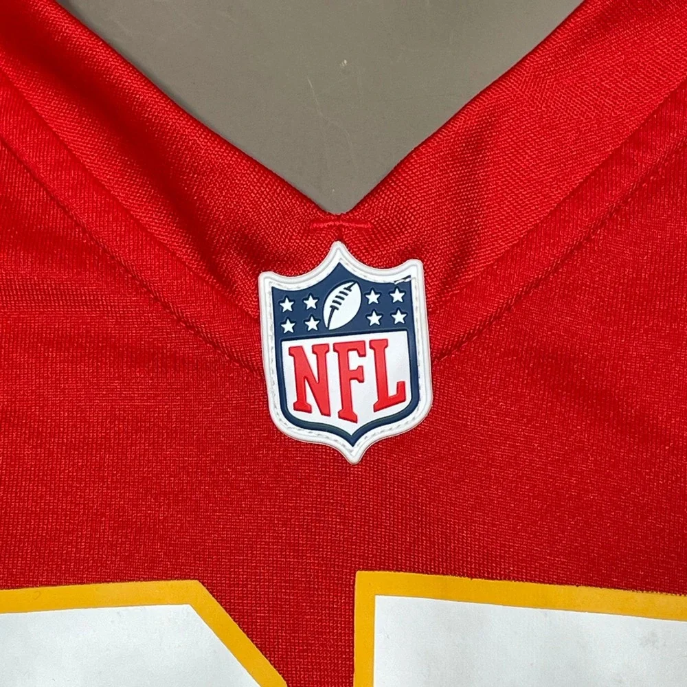 Travis Kelce #87 Kansas City Chiefs NFL Nike Red Game Jersey Women's XL